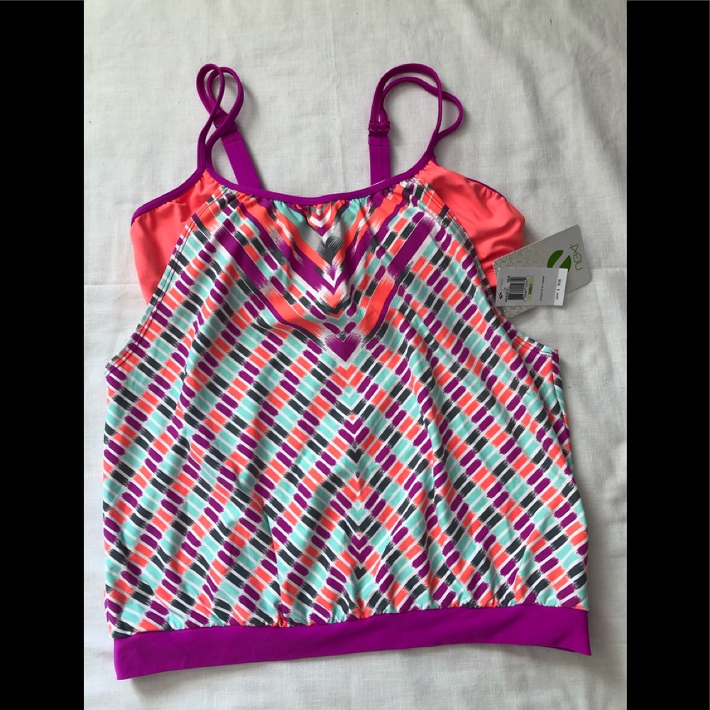 NWT NEXT Double Up Tankini Women’s 36B/C